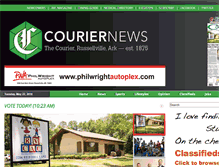 Tablet Screenshot of couriernews.com